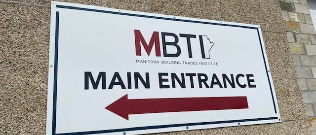 Custom printed wall sign for MBTI