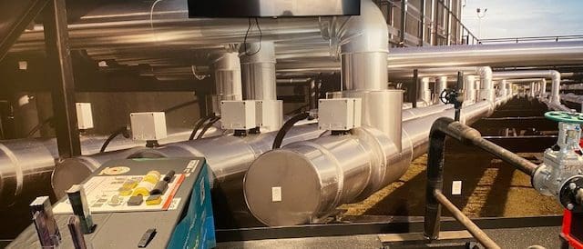 Custom wall mural within safety display