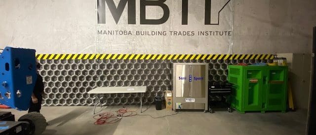 Custom wall mural with MBTI logo